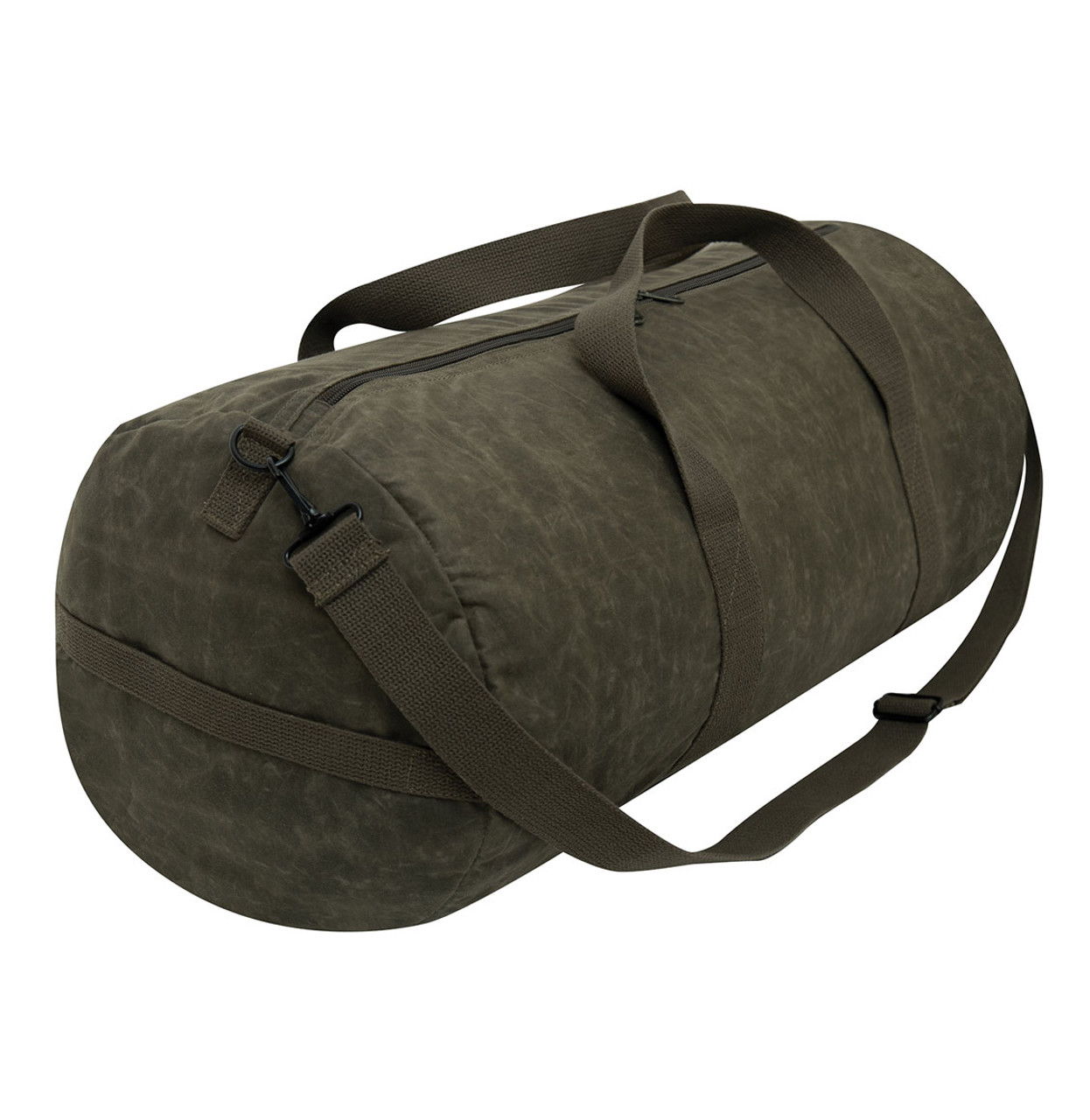 waxed canvas duffel