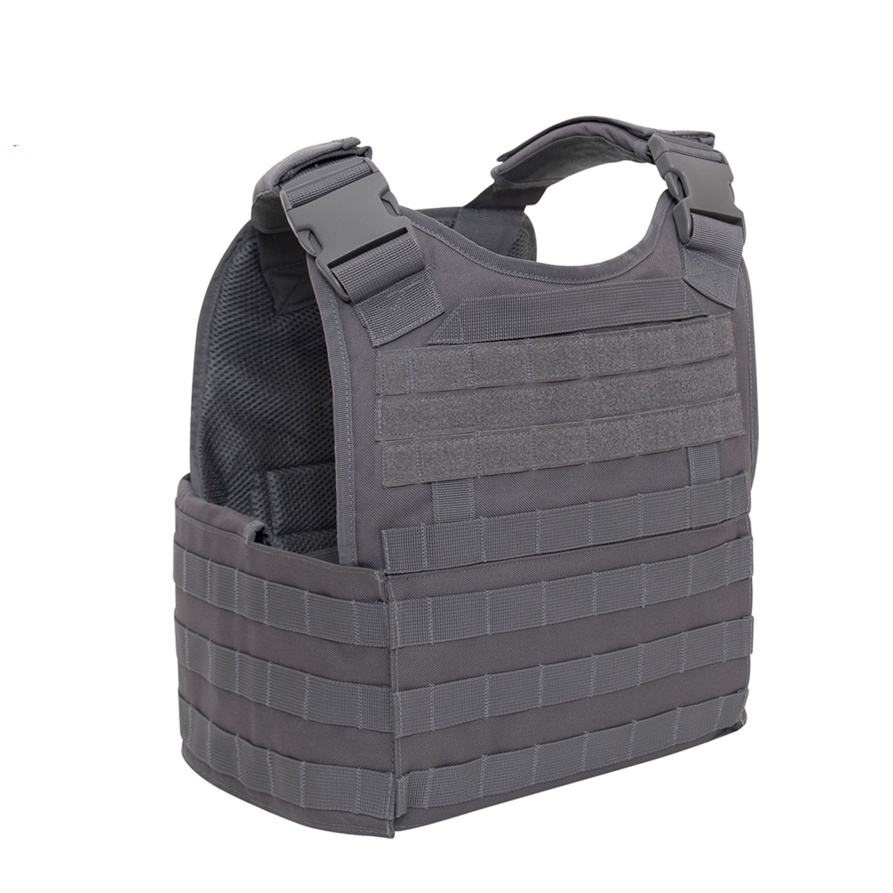 Shop Grey Molle Plate Carrier Vest - Fatigues Army Navy Gear