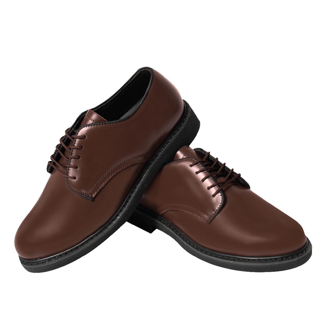 Shop Military Brown Oxford Shoes - Fatigues Army Navy Gear