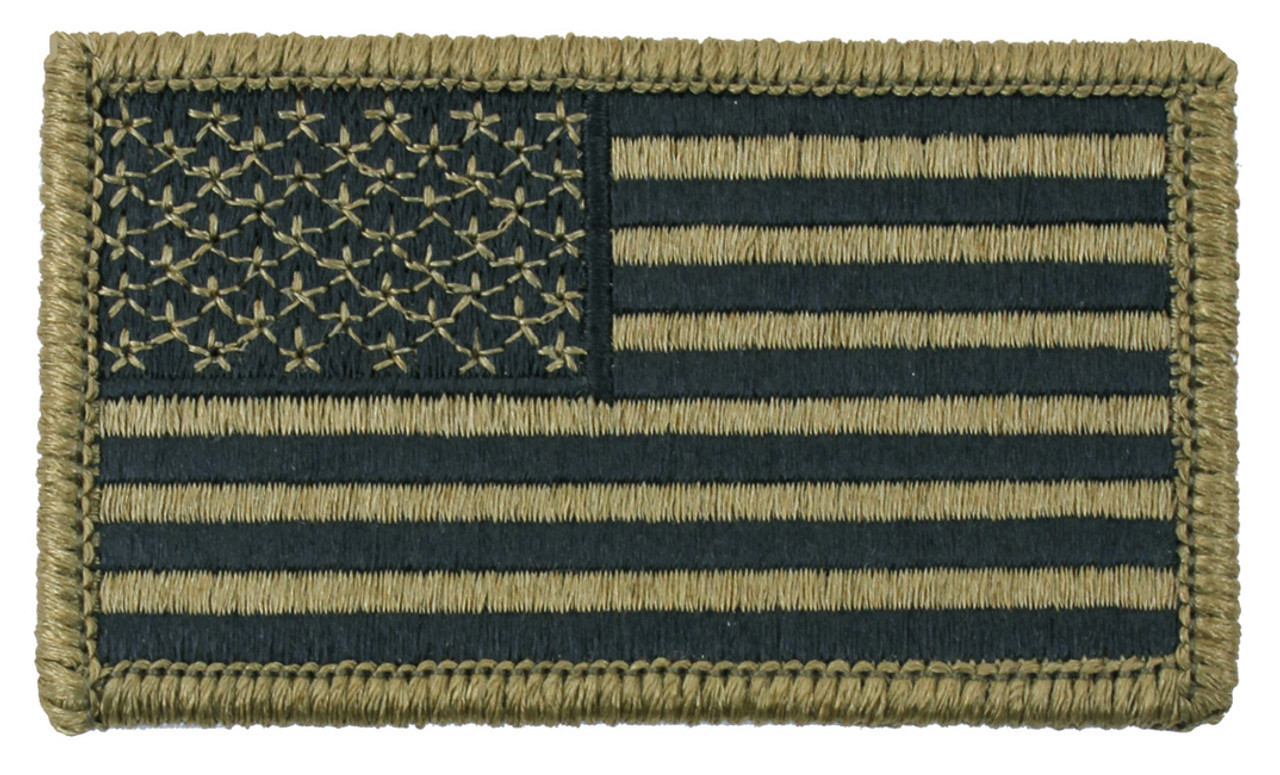 Subdued American Flag Patch w/Velcro - Normal