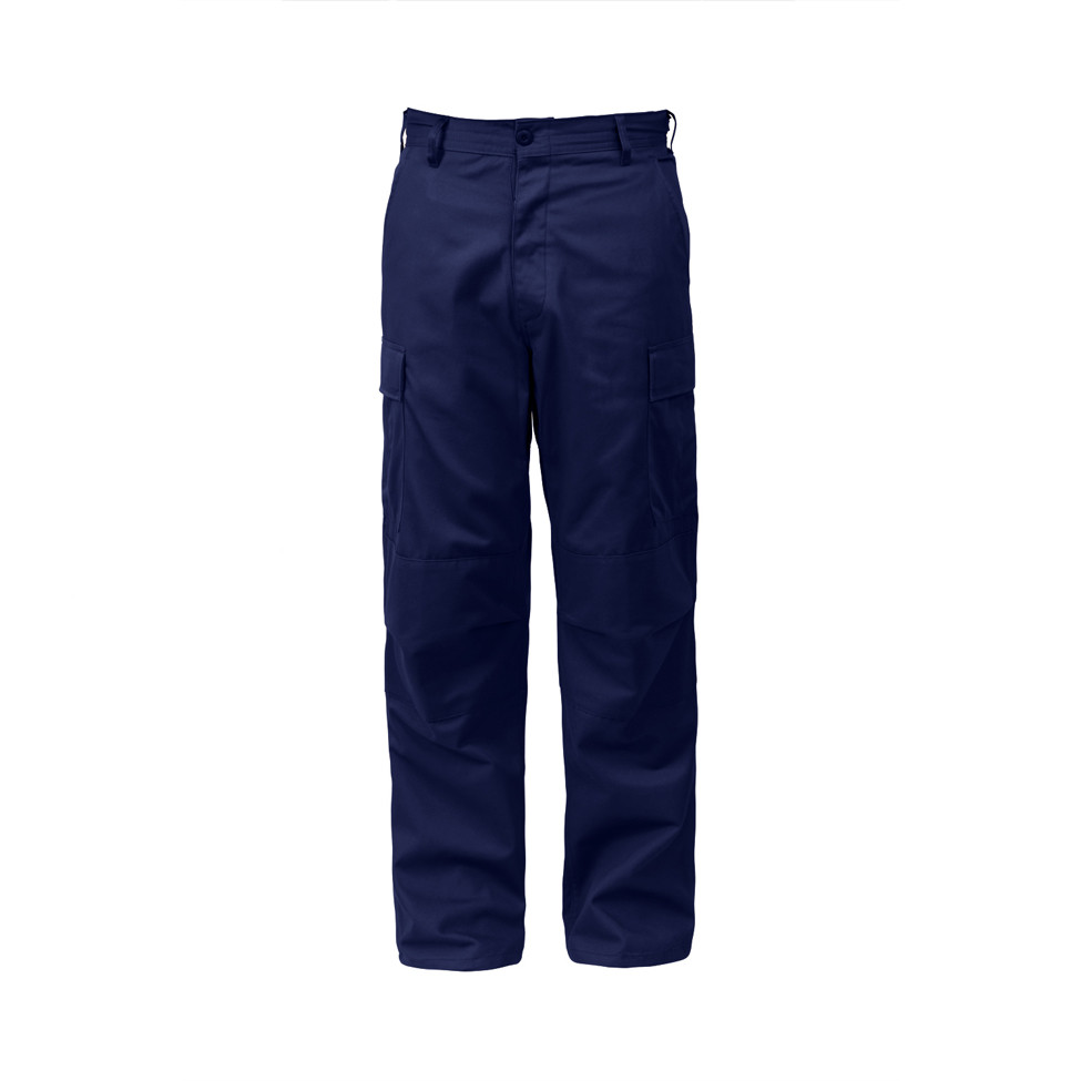 Shop Midnight Blue Zipper Fly BDU Uniform Pants - Fatigues Army Navy