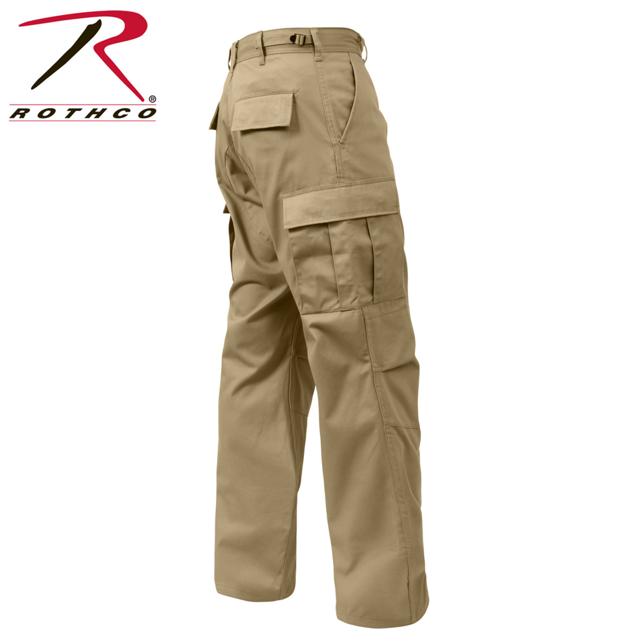 Rothco Khaki BDU Fatigue Pants - Ripstop Cotton