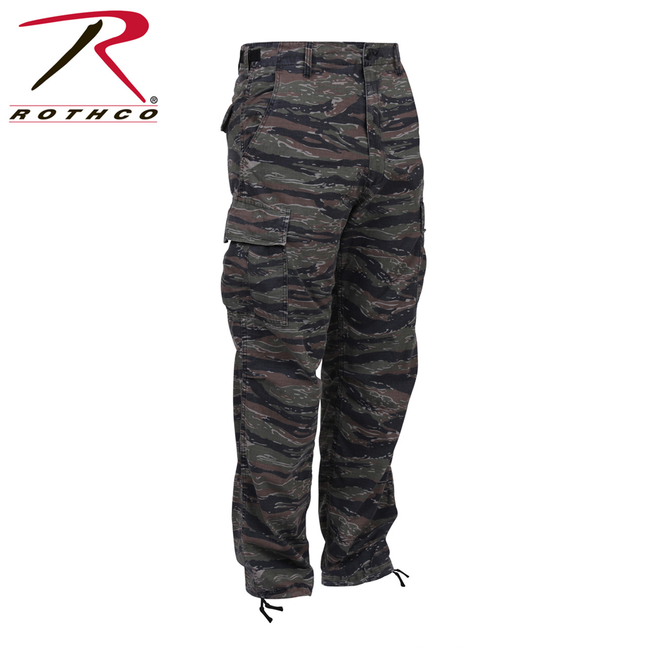 Tiger Stripe Camo BDU Fatigue Pants - Poly/Cotton