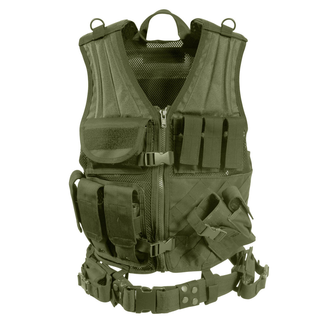 Shop Tactical Cross Draw Vest - Fatigues Army Navy Gear