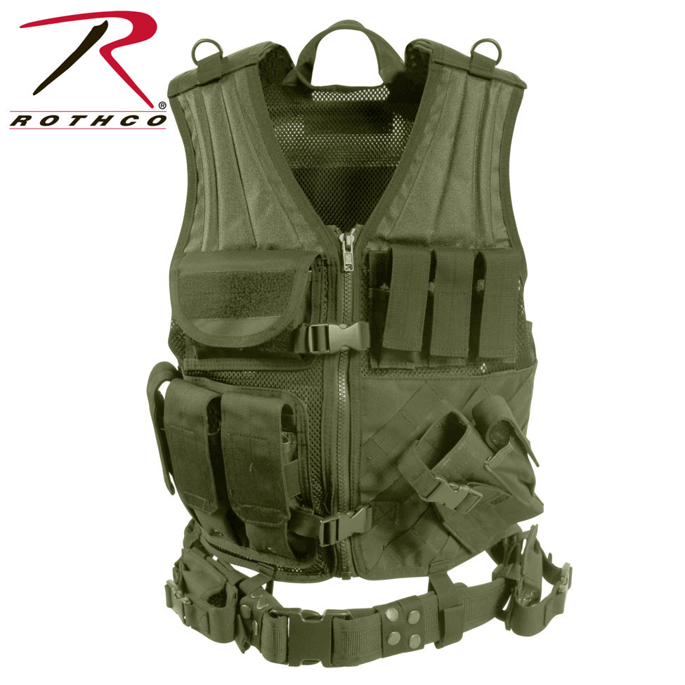 Shop Tactical Cross Draw Vest - Fatigues Army Navy Gear