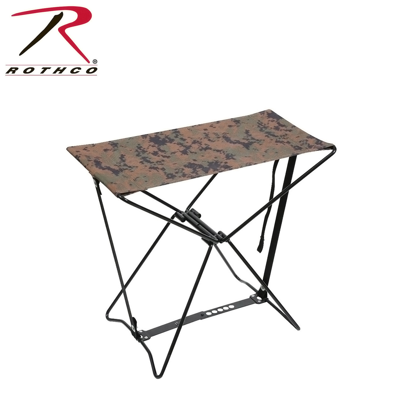 Shop Woodland Digital Camo Folding Stool - Fatigues Army Navy Gear