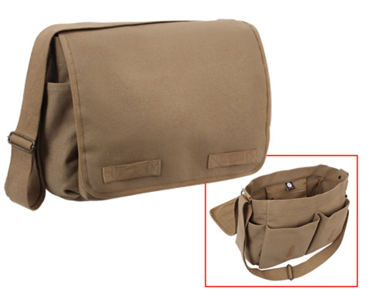 Shop Coyote Brown Messenger Bag Fatigues Army Navy Gear