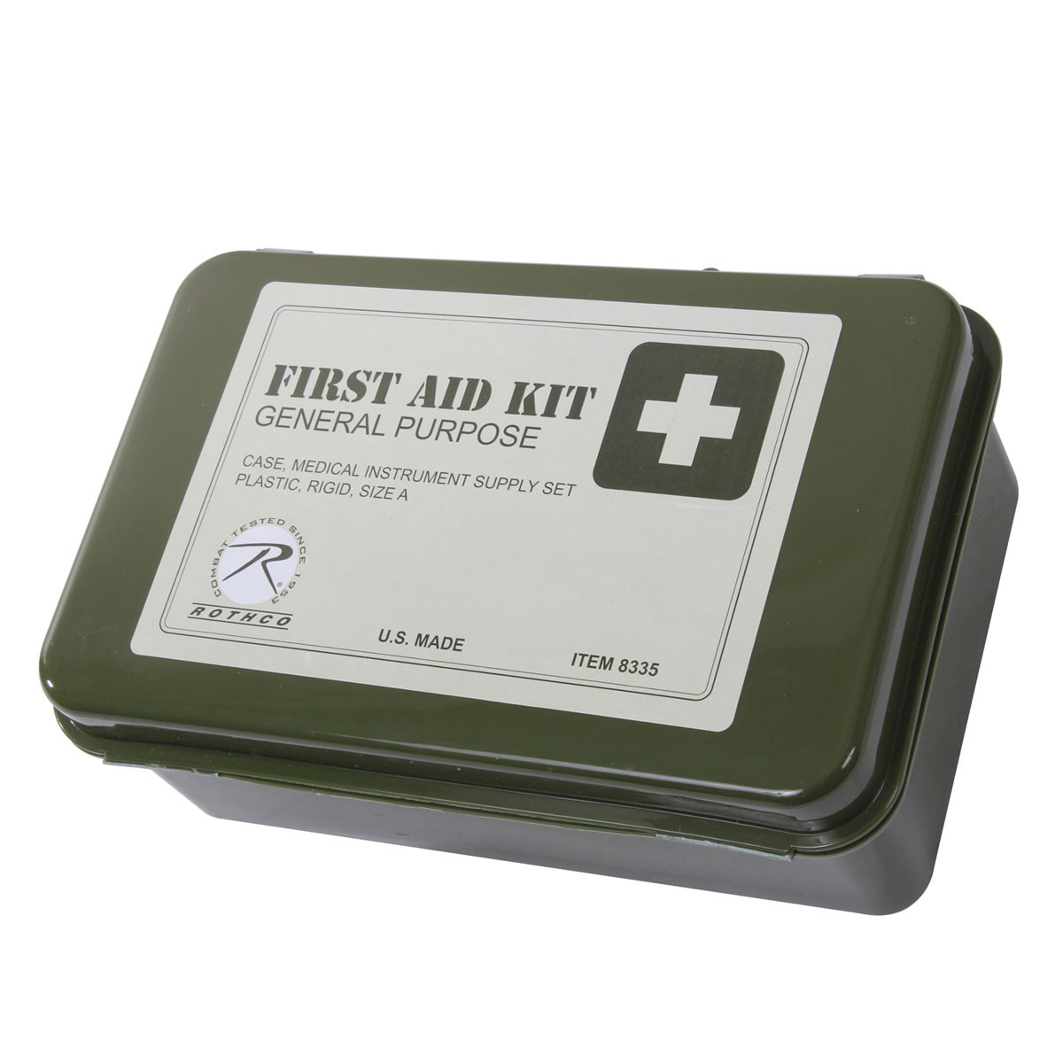 60s 米軍実物 MEDICAL FIRST AID KIT CASE アルミ Shop General Purpose Medical First Aid Kit - Fatigues Army Navy Gear
