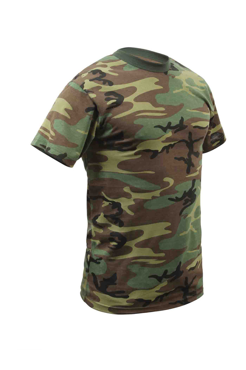 Shop Woodland Camo T Shirts - Fatigues Army Navy Gear