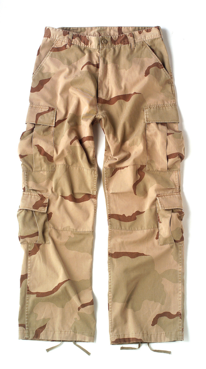 Shop Vintage Paratrooper Desert Camo Fatigue Pants - Fatigues Army Navy Gear