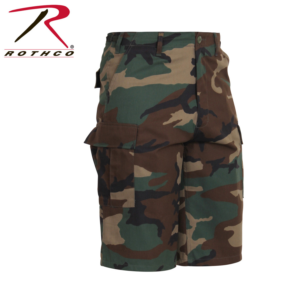 Shop Ultra Force Camo Longer BDU Shorts - Fatigues Army Navy Gear
