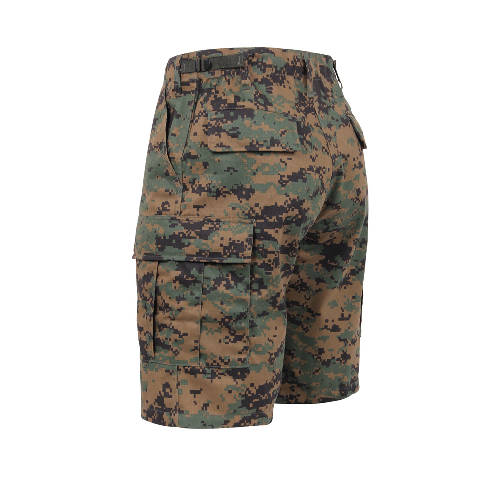 Shop Woodland Digi Camo BDU Military Shorts - Fatigues Army Navy Gear