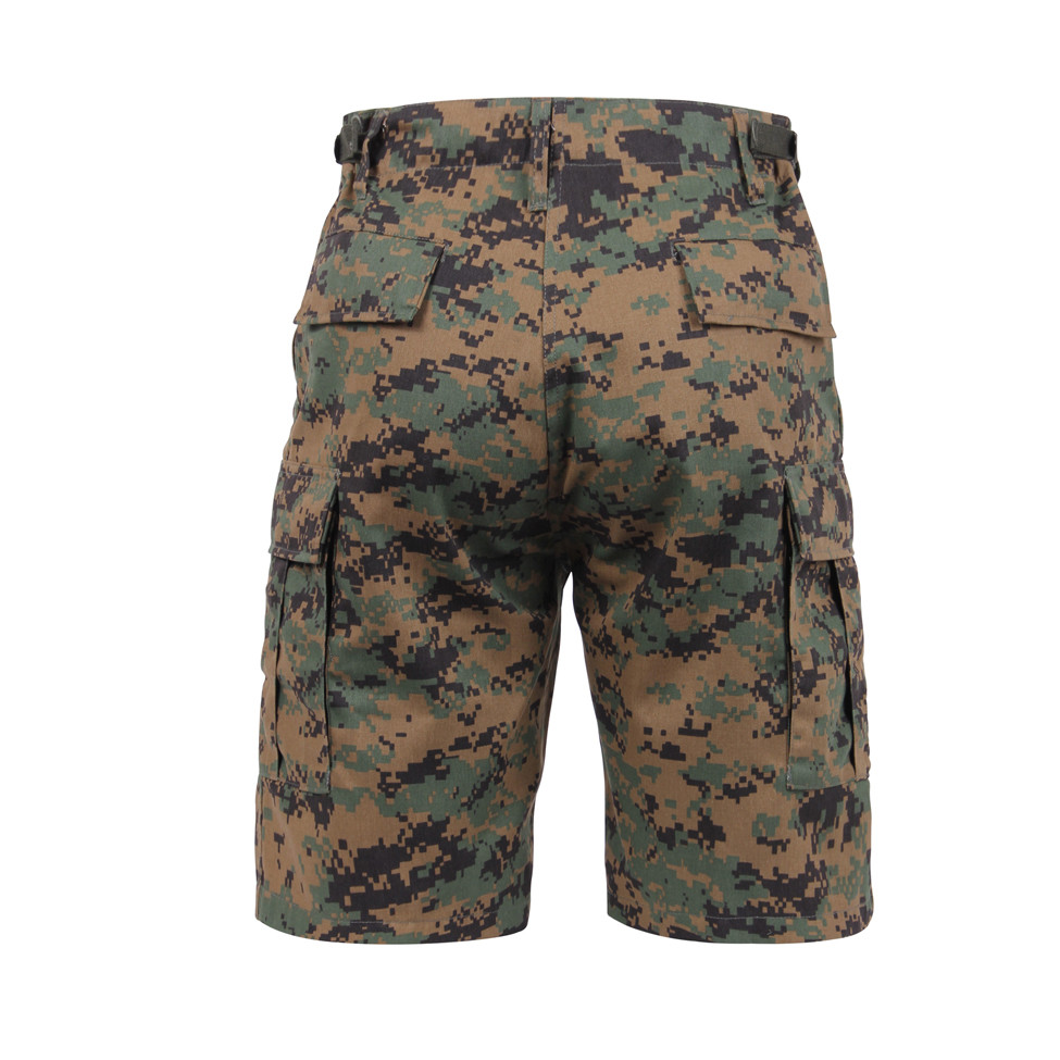 Shop Woodland Digi Camo BDU Military Shorts - Fatigues Army Navy Gear