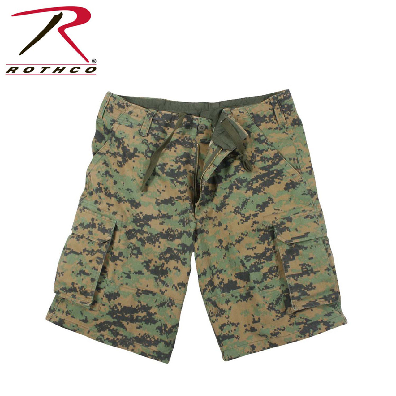 Shop Vintage Woodland Digital Camo Shorts - Fatigues Army