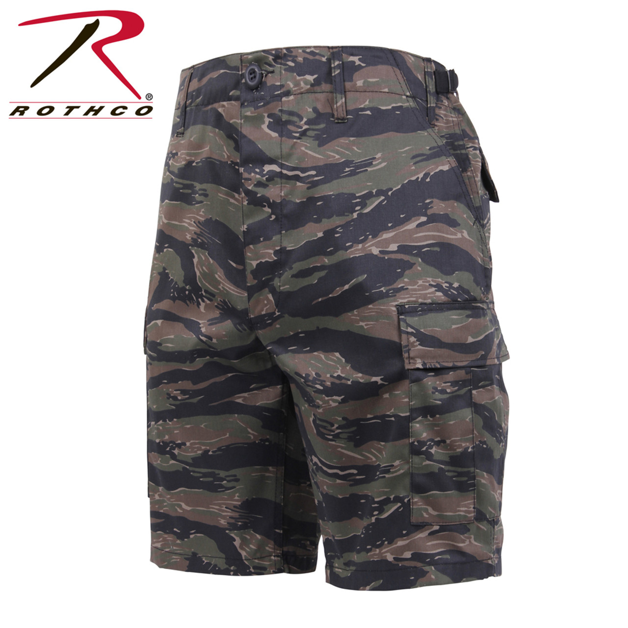 Shop Tiger Stripe Camo BDU Military Shorts - Fatigues Army
