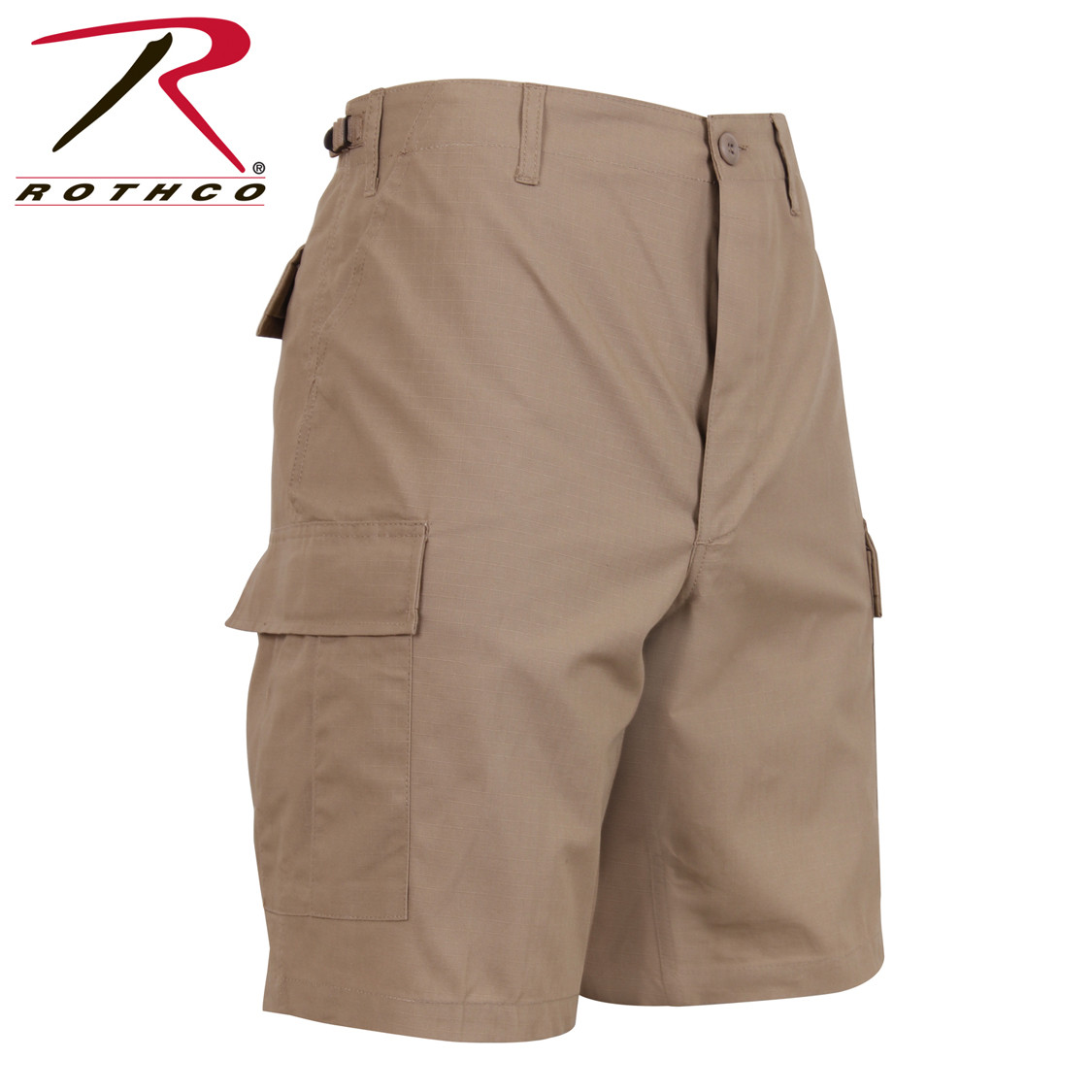 Shop Khaki Cotton Ripstop BDU Military Field Shorts - Fatigues