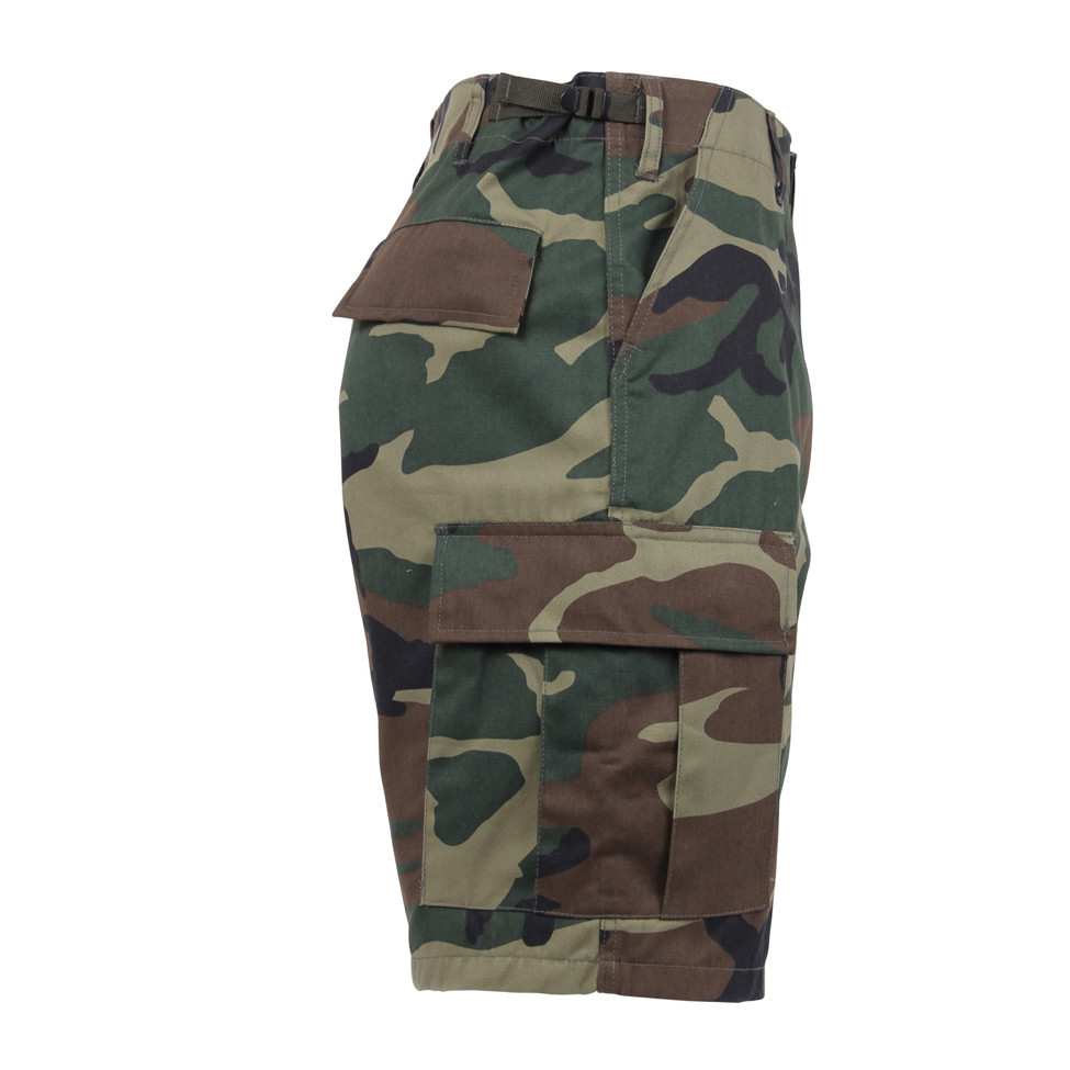 Shop Woodland Camo BDU Military Shorts - Fatigues Army Navy Gear