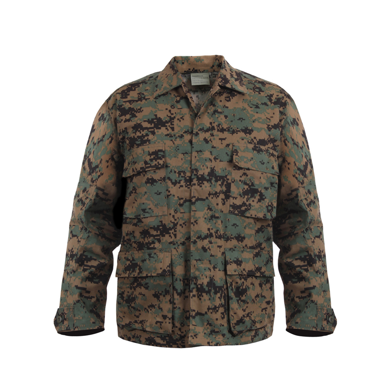 Shop Woodland Digital Camo BDU Jacket - Fatigues Army Navy Gear