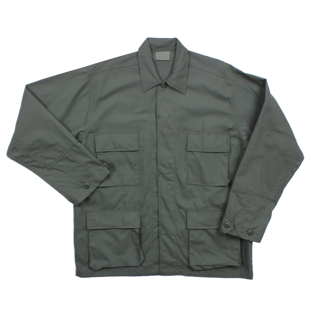 Olive Drab Ripstop Cotton BDU Fatigue Jacket