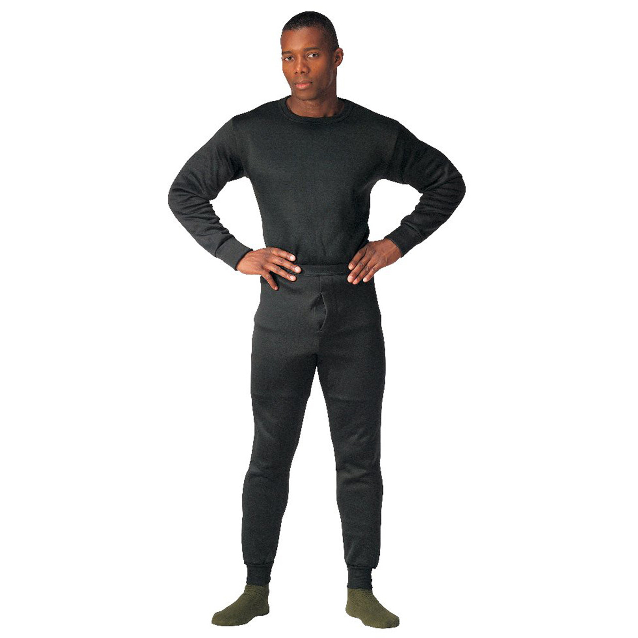 ECWCS Extreme Cold Weather Poly Underwear (Top) - Black; 3X: Army Navy Shop
