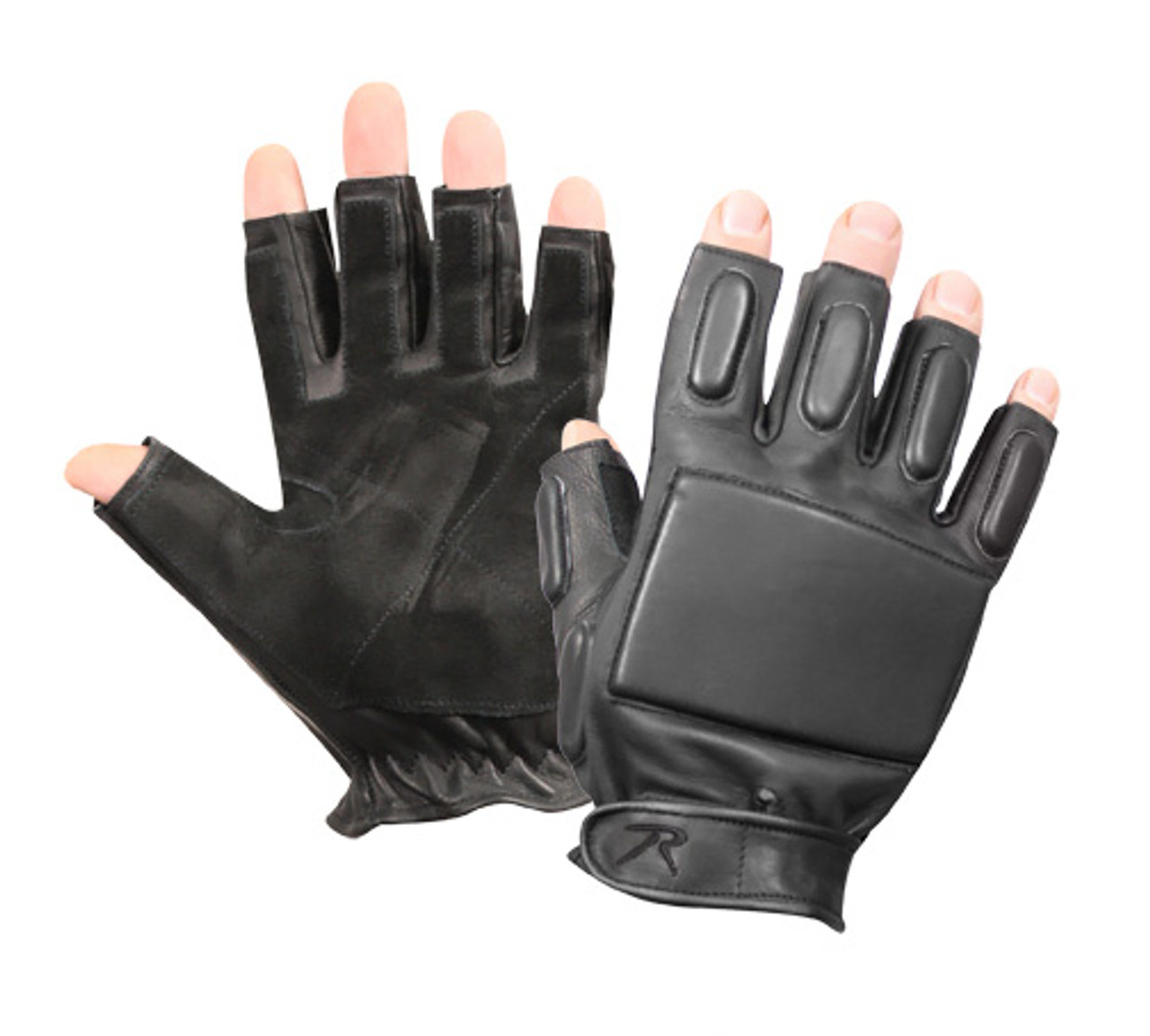 Rothco Military Fingerless Wool Gloves - Black