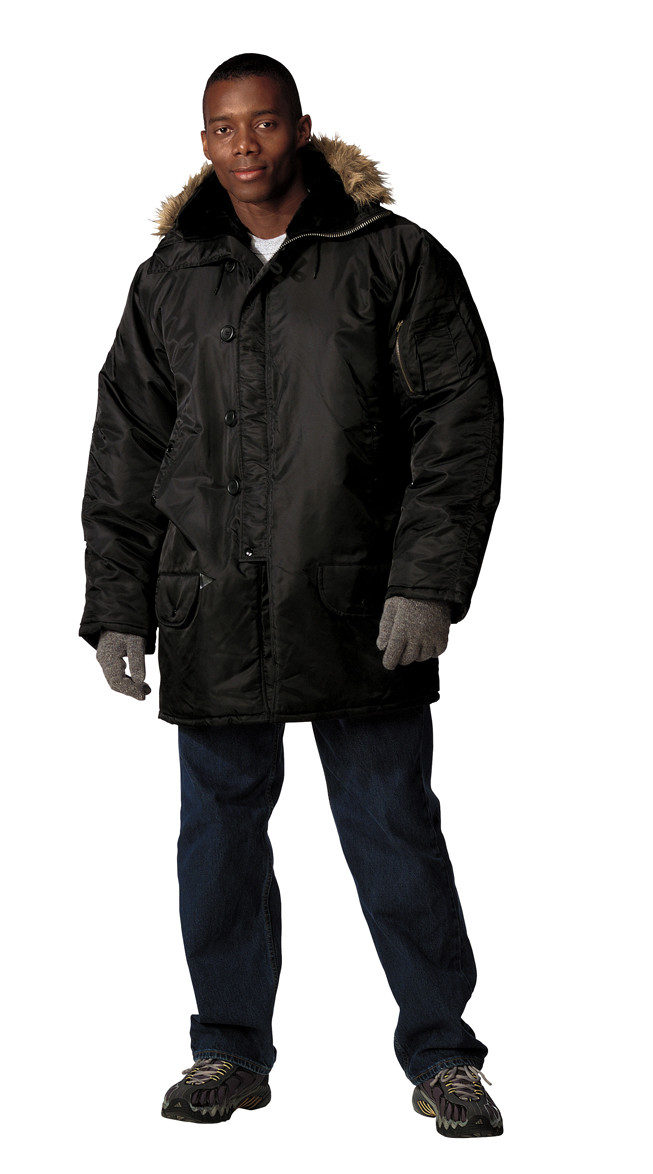 Shop Military Style Black N 3B Parkas - Fatigues Army Navy Gear