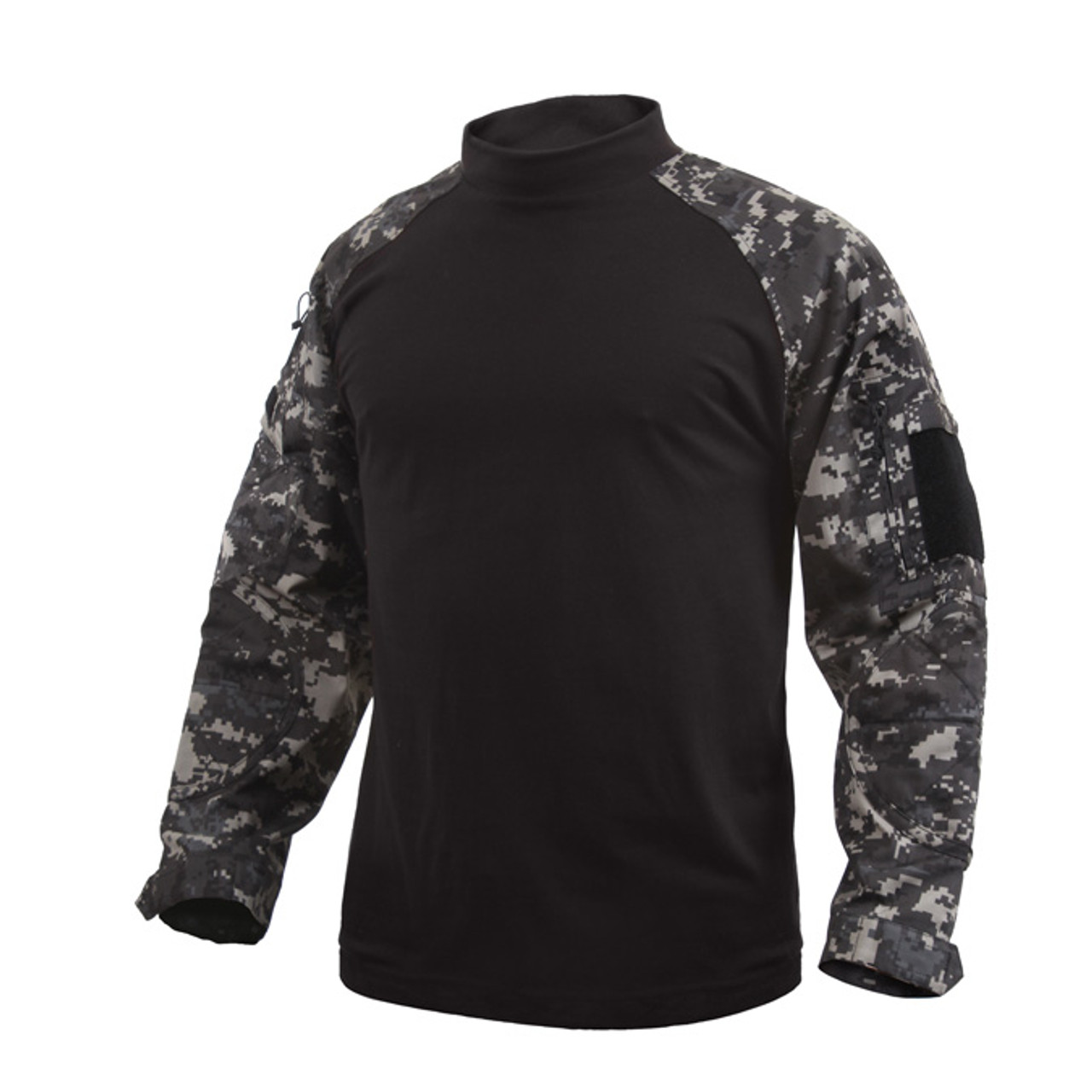  Rothco Mock Turtleneck/Security Shirt, Black, Small