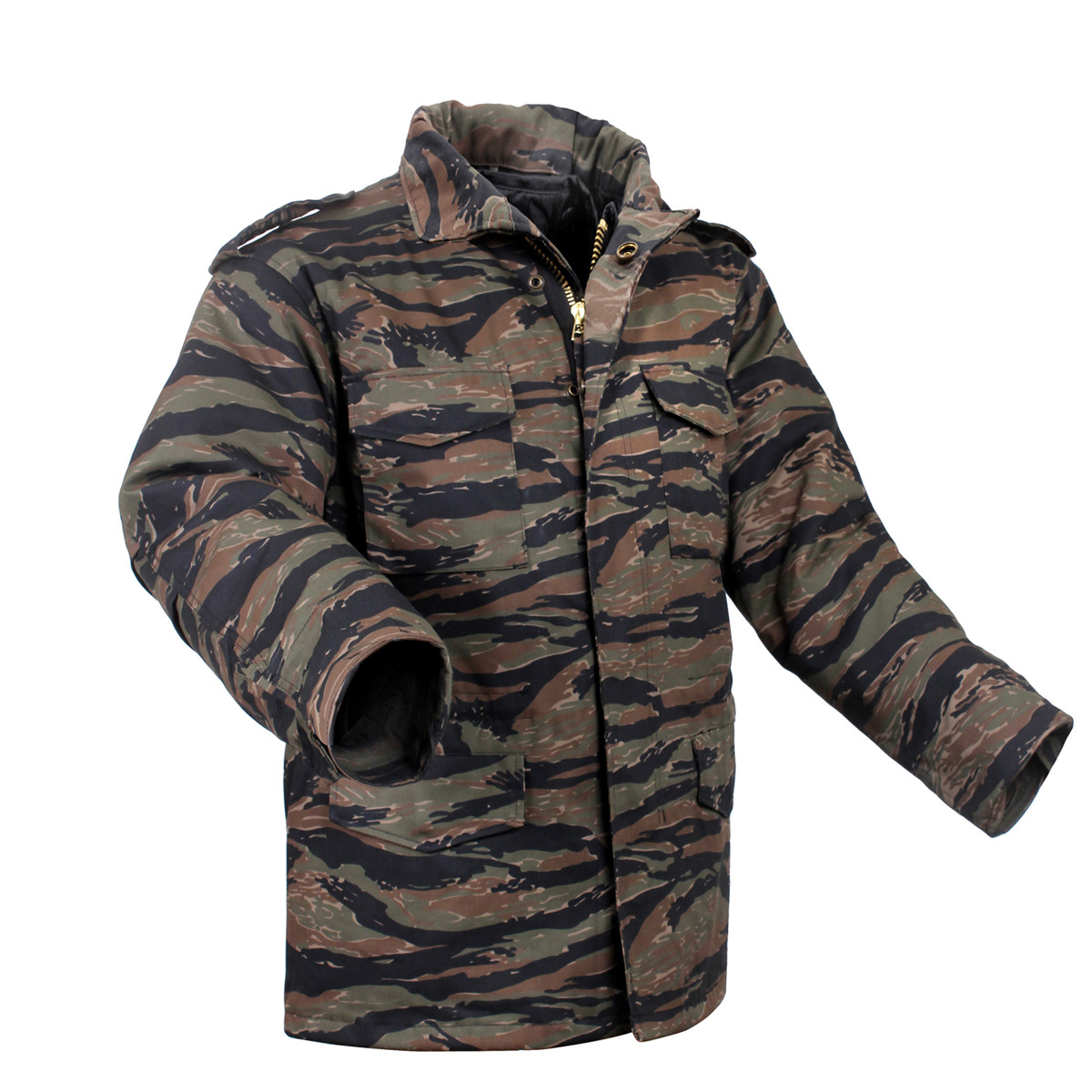 Shop Military Style Tiger Stripe M 65 Field Jackets - Fatigues