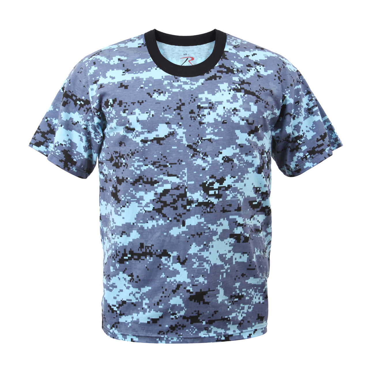 Military Camo Green Short Sleeve Tee Shirt for Hunting and Casual