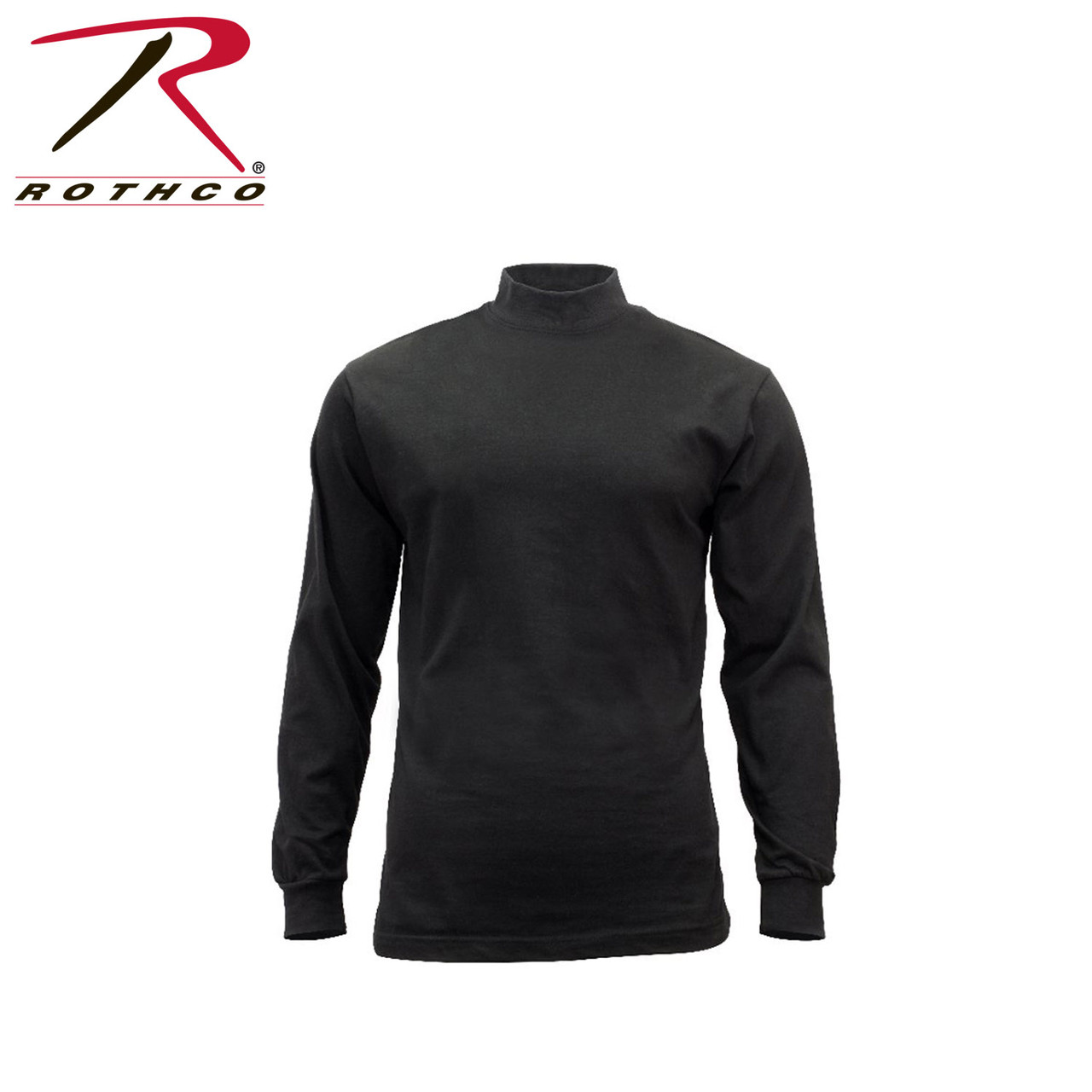 Rothco Black Mock Turtleneck Shirts