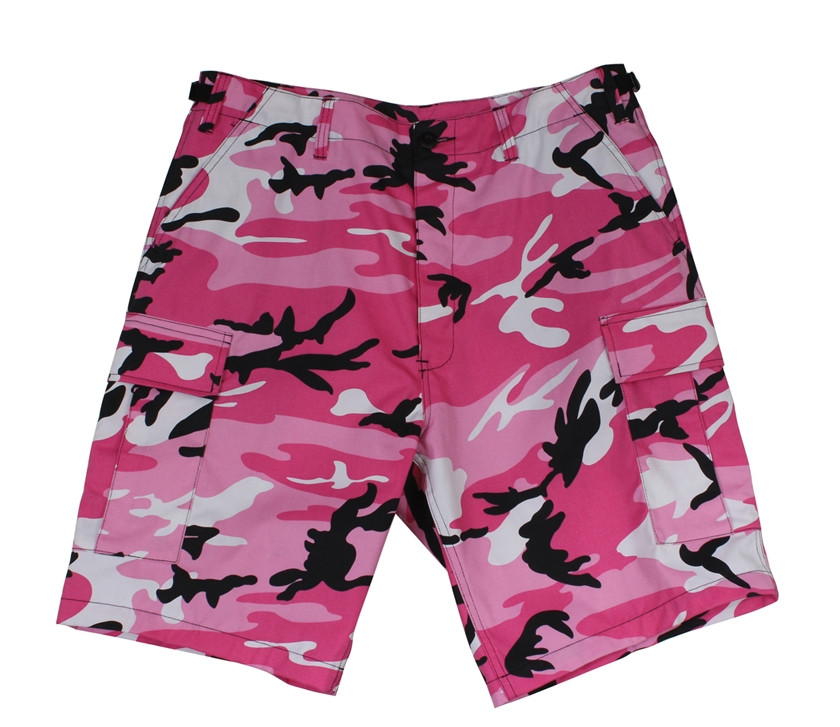 Pink Camo Team Wear Shorts