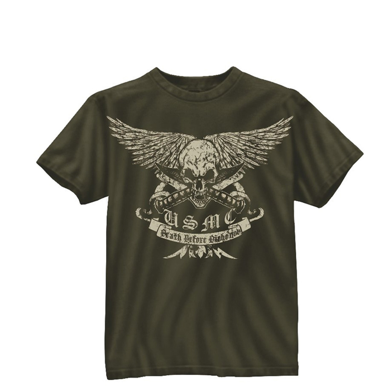 Black Ink Design Military T Shirts