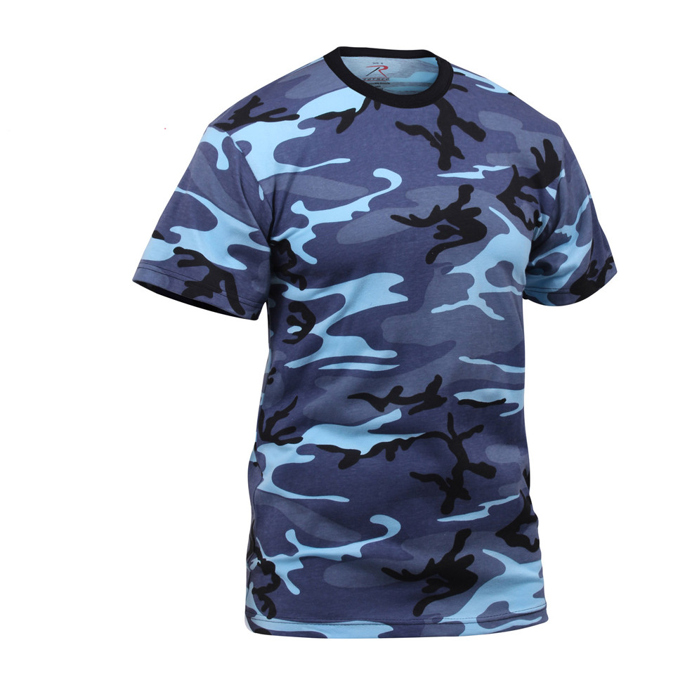 Shop Sky Blue CamoT Shirts Fatigues Army Navy Gear