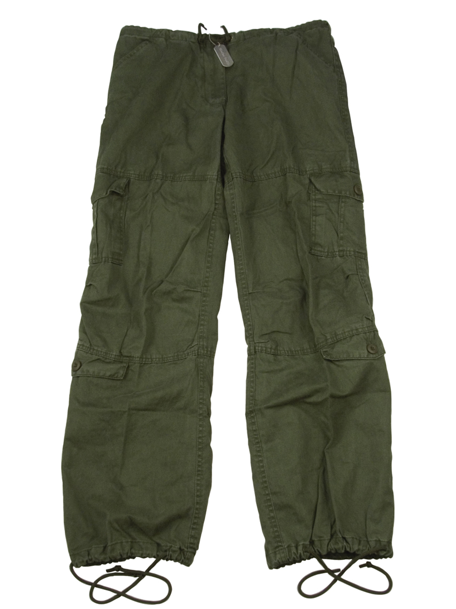 Shop Women's Olive Vintage Paratrooper Pants - Fatigues Army Navy Gear