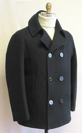Shop Women's Navy Pea Coats Fidelity Sportswear Made USA