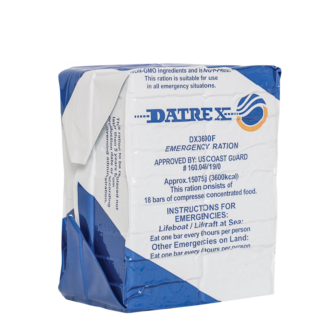 Blue Ration Box Shop Emergency Datrex Blue Food Rations - Fatigues Army Navy