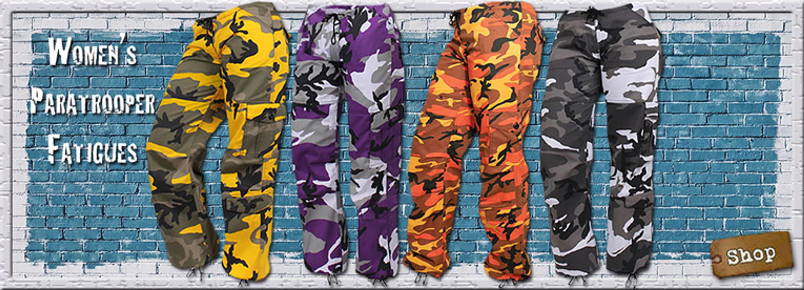 The Colors Of Spring Women’s Paratrooper Fatigues Fatigues Army Navy