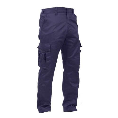 Rothco Deluxe Navy Blue EMT Uniform Pants - Side View