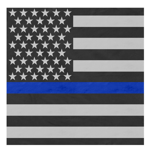 Thin Blue Line Flag Bandanas - View