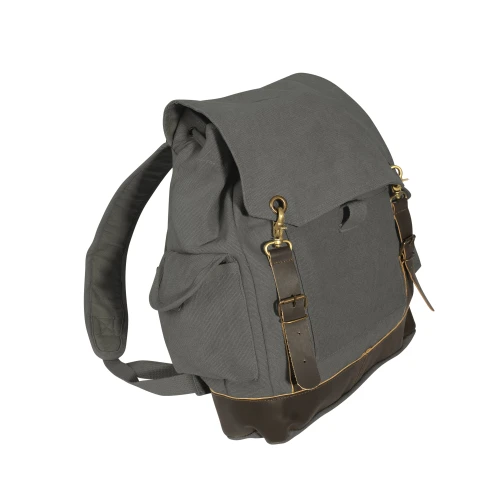 Vintage Expedition Rucksack - Charcoal Grey