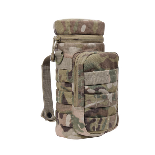 MOLLE MultiCam Compatible Water Bottle Pouch - Closed View