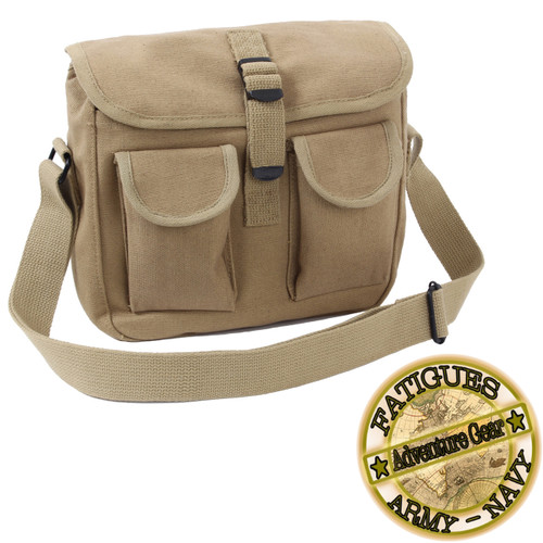 Khaki Ammo Shoulder Bag - Fatigues Brand View