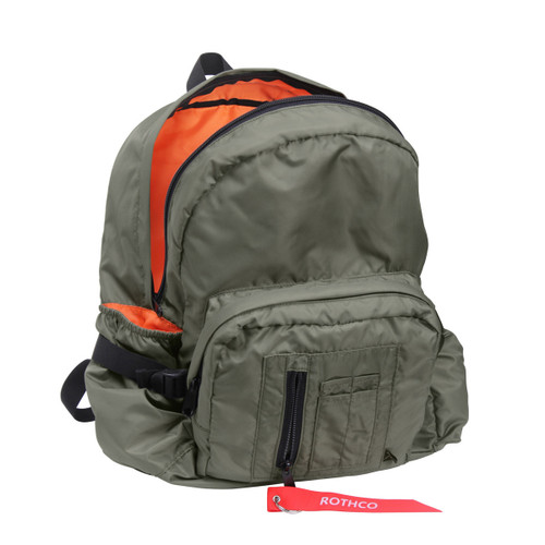 Rothco MA-1 Bomber Backpack - Open View