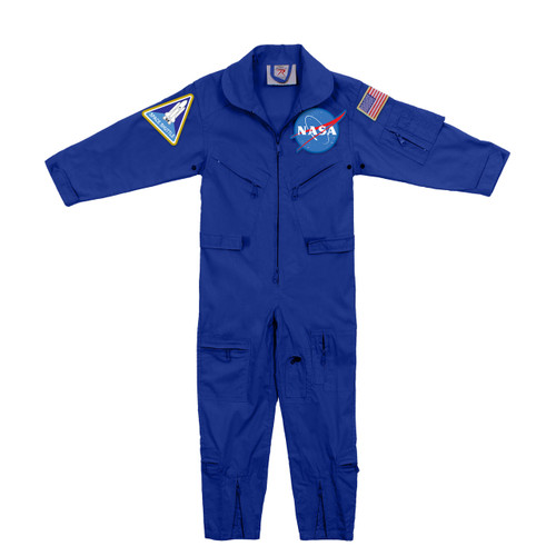 Kids NASA Flight Suit w/ Patches - View