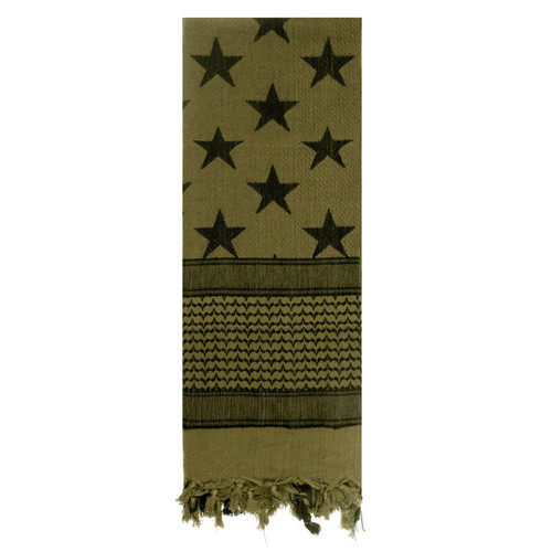 Stars & Stripes Shemagh Tactical Desert Scarf - View