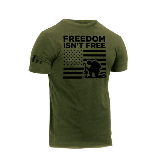 "Freedom Isn't Free" T Shirt - Front View