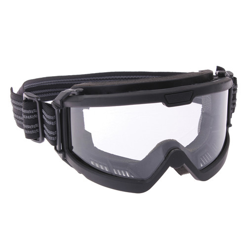 Rothco ANSI Ballistic OTG Goggles - Black w/Clear Lens View