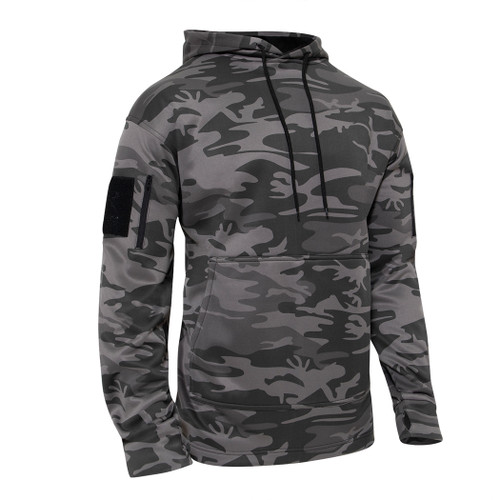 Shop Tactical Black Camo Concealed Carry Hoodie Pullovers - Fatigues ...