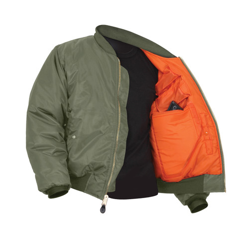 Rothco Sage Green MA-1 Flight Jacket 