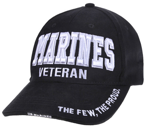 Deluxe Low Profile Marines Veteran Cap - View